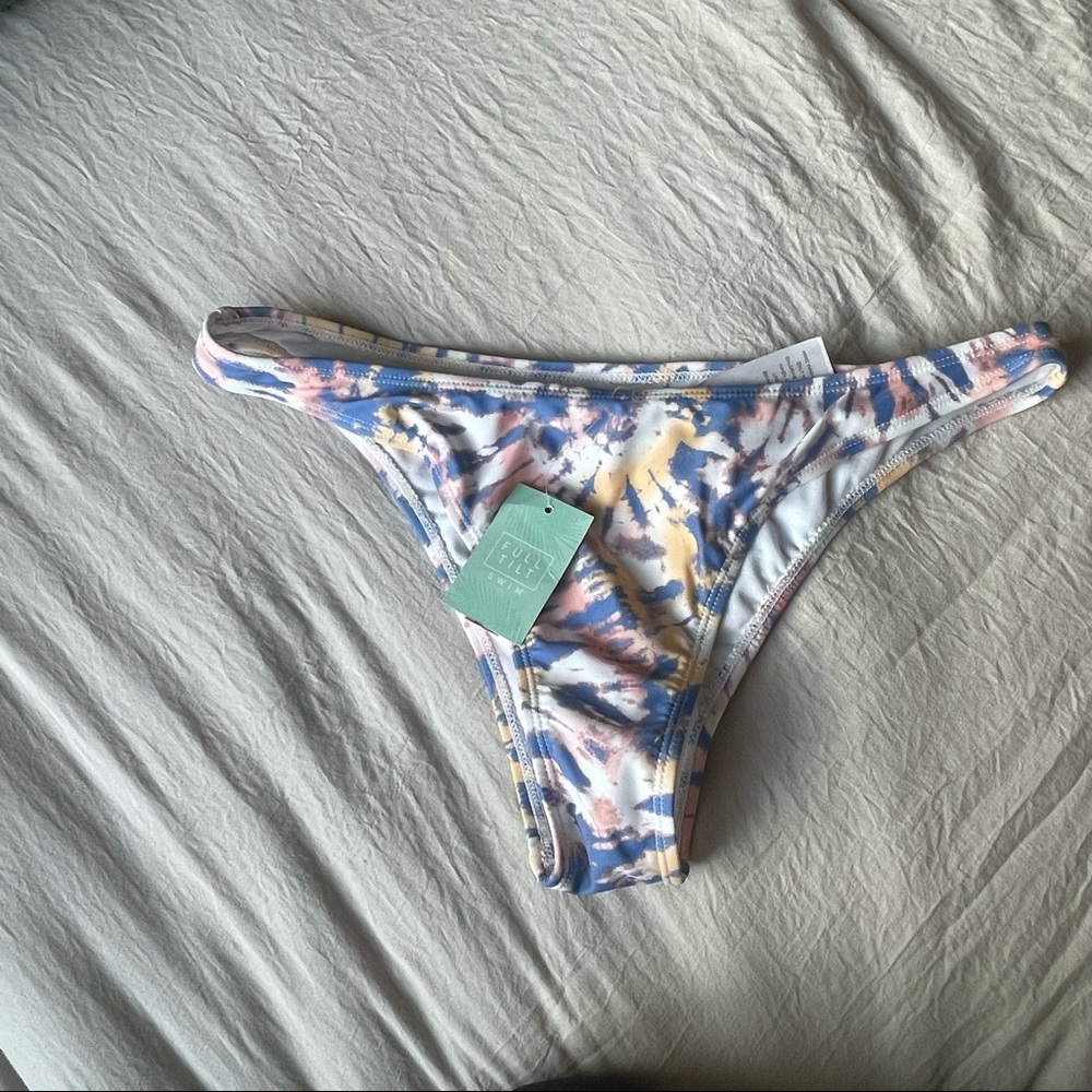 tillys tie dye bikini bottom